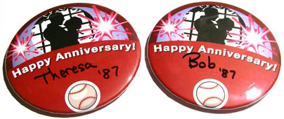 Happy Anniversary Celebration Button